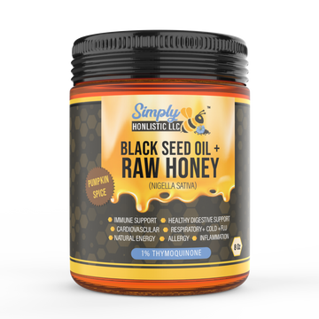 Pumpkin Spice Honey with Black Seed Oil