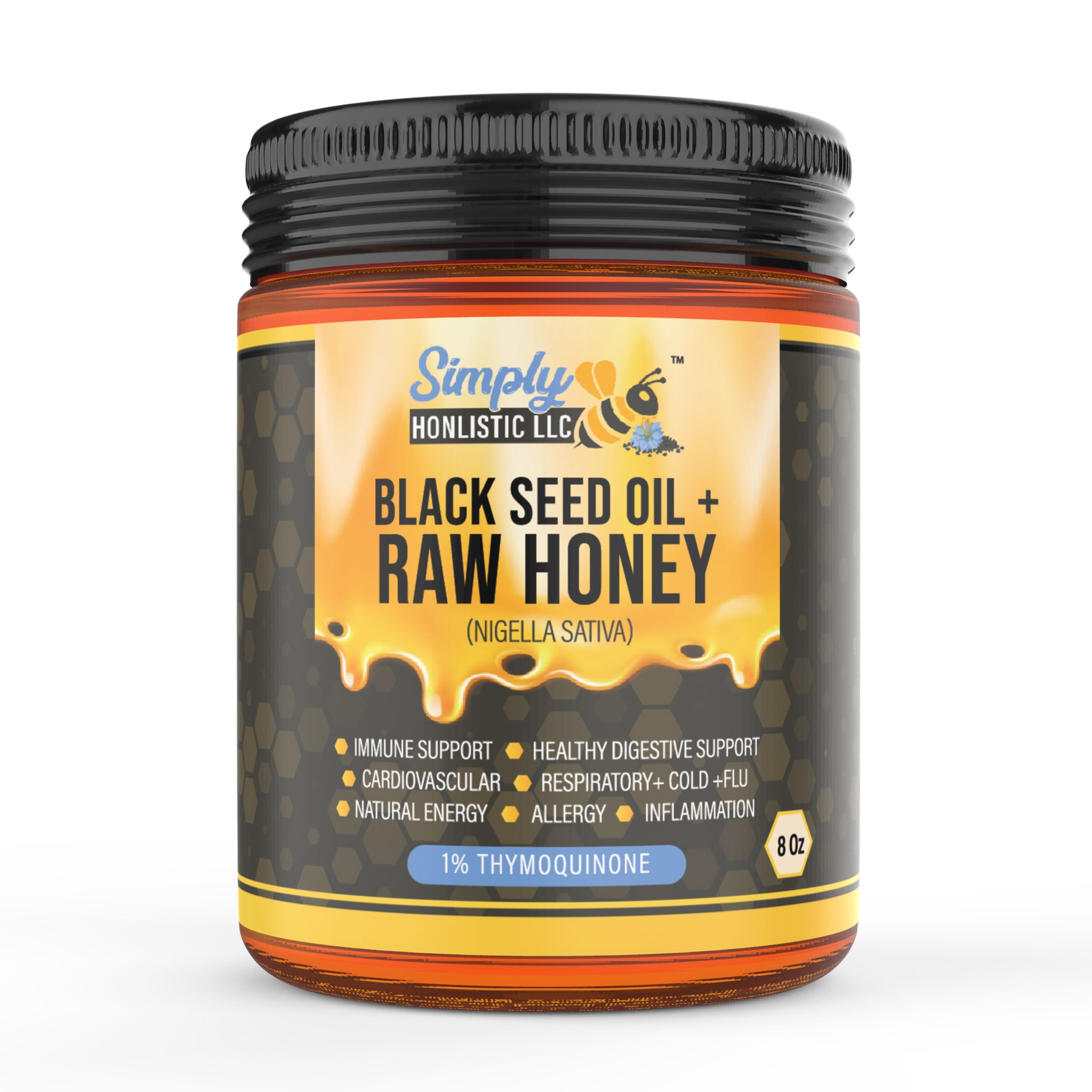 Orange Blossom Honey with Black Seed Oil