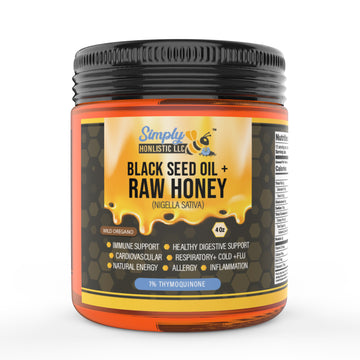 Orange Blossom Honey with Wild Oregano Oil & Black Seed Oil